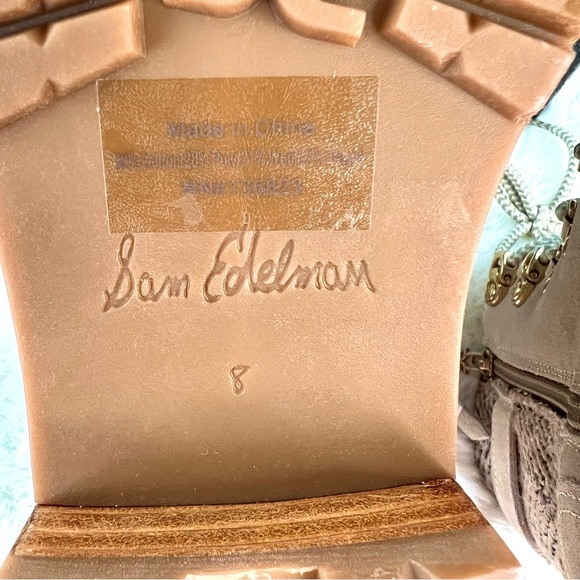 Sam Edelman Tenlee Ankle Boot Neutral Size 8 NWOT - Picture 9 of 14